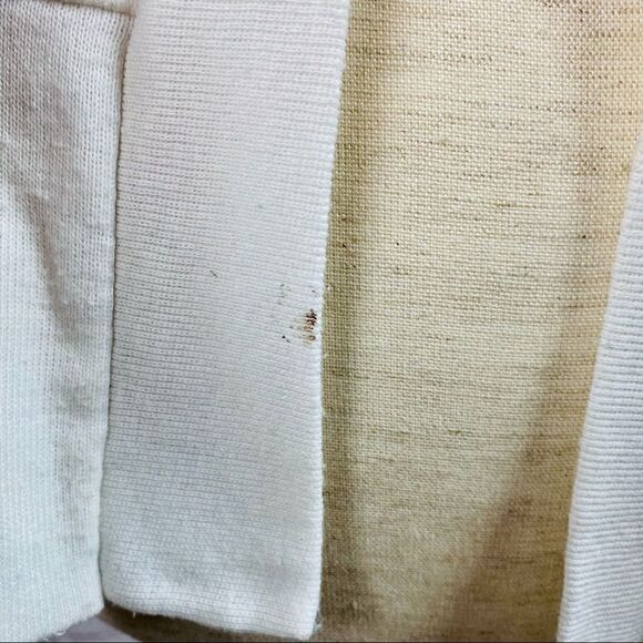 VTG 80s Peter Popovich Floral Print Varsity Cotton Blend Cardigan Sweater - Picture 6 of 13